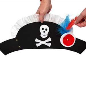 萬圣節海盜帽手工制作